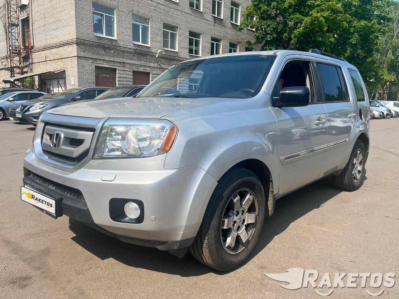 Honda Pilot подкраска белый перламутр